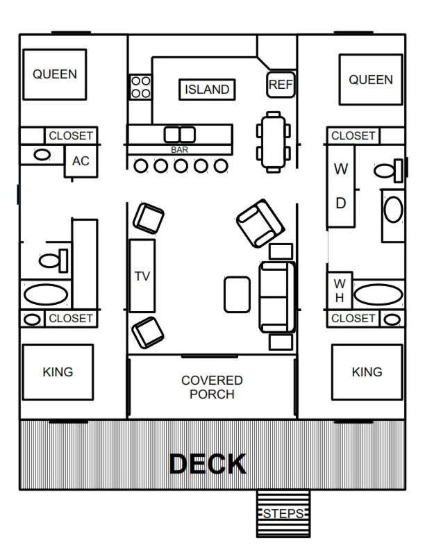 Waters Edge - Private Dock! Only Two Blocks From The Bay Or The Gulf! Plenty Of Parking For Cars Or Boats Home Dauphin Island Esterno foto